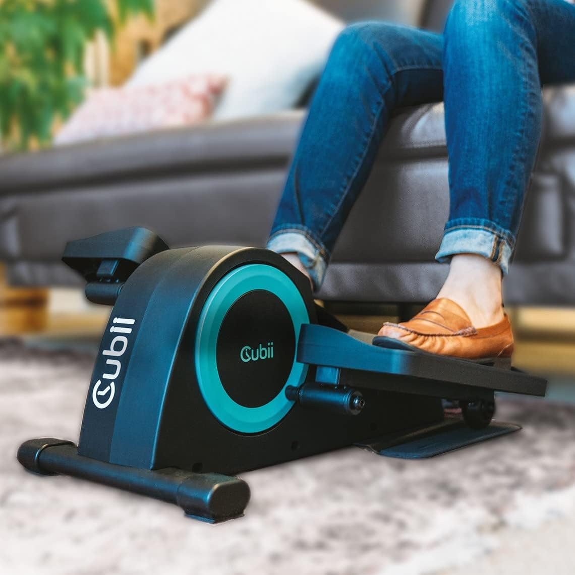 JR1, under Desk Elliptical, under Desk Bike Pedal Exerciser, Seated Elliptical, Work from Home Fitness, Mini Elliptical Machines for Home Use, Exerciser for Seniors, Desk Exercise