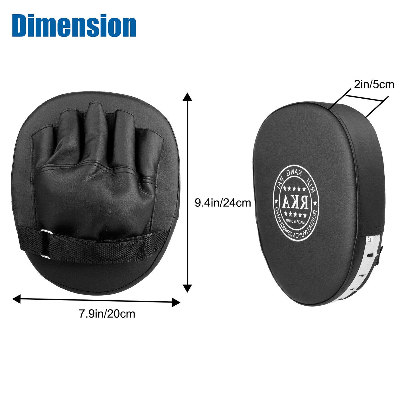 2 PIEZAS MMA Guantes De Boxeo De Boxeo Guantes De Combate Patada Objetivo Enfoque Almohadillas De Entrenamiento