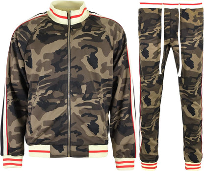 Men'S Tiger Pattern Tracksuit Sets