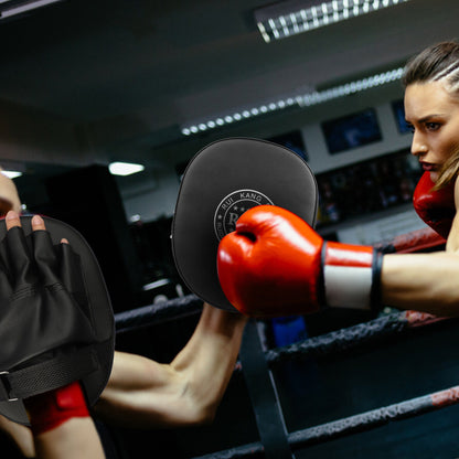 2 PIEZAS MMA Guantes De Boxeo De Boxeo Guantes De Combate Patada Objetivo Enfoque Almohadillas De Entrenamiento