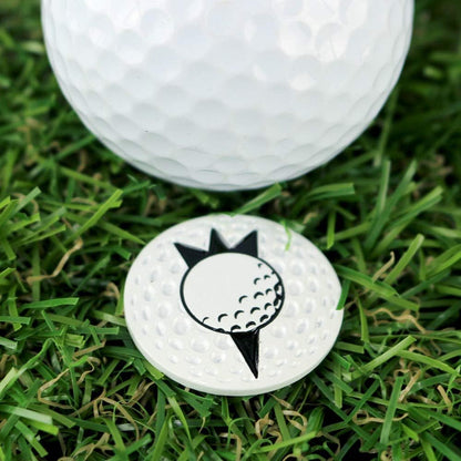 Creative Golf Ball Marker Soft Enamel Golf Markers 24.4MM Assorted 5 Pcs