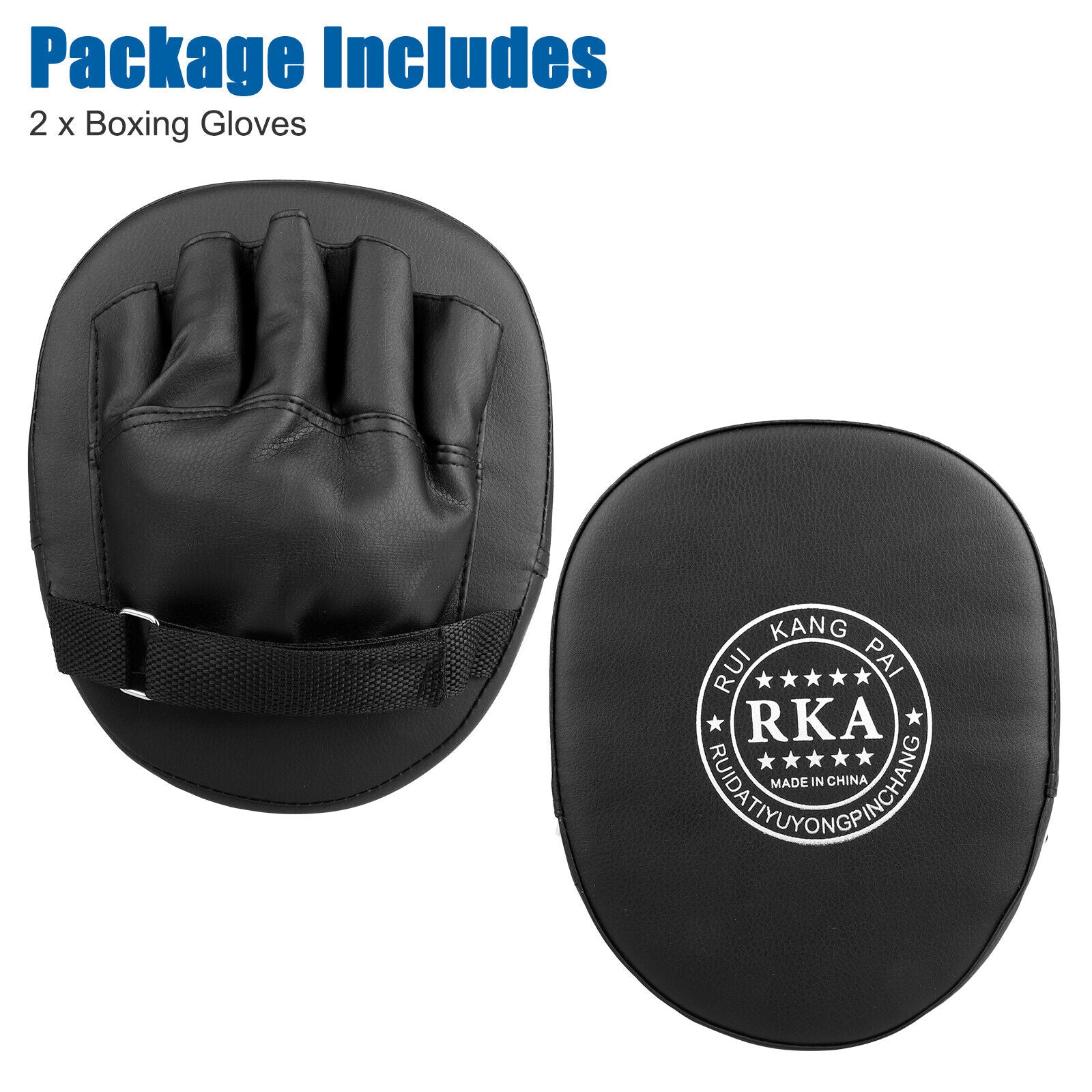 2 PIEZAS MMA Guantes De Boxeo De Boxeo Guantes De Combate Patada Objetivo Enfoque Almohadillas De Entrenamiento
