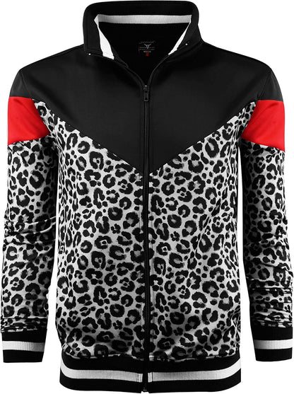 Mens Urban Hip Hop Premium Track Jacket - Slim Fit Side Taping Sportswear Urbanwear Streetwear Fashion Top