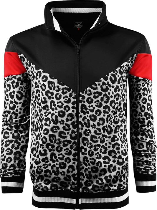 Mens Urban Hip Hop Premium Track Jacket - Slim Fit Side Taping Sportswear Urbanwear Streetwear Fashion Top