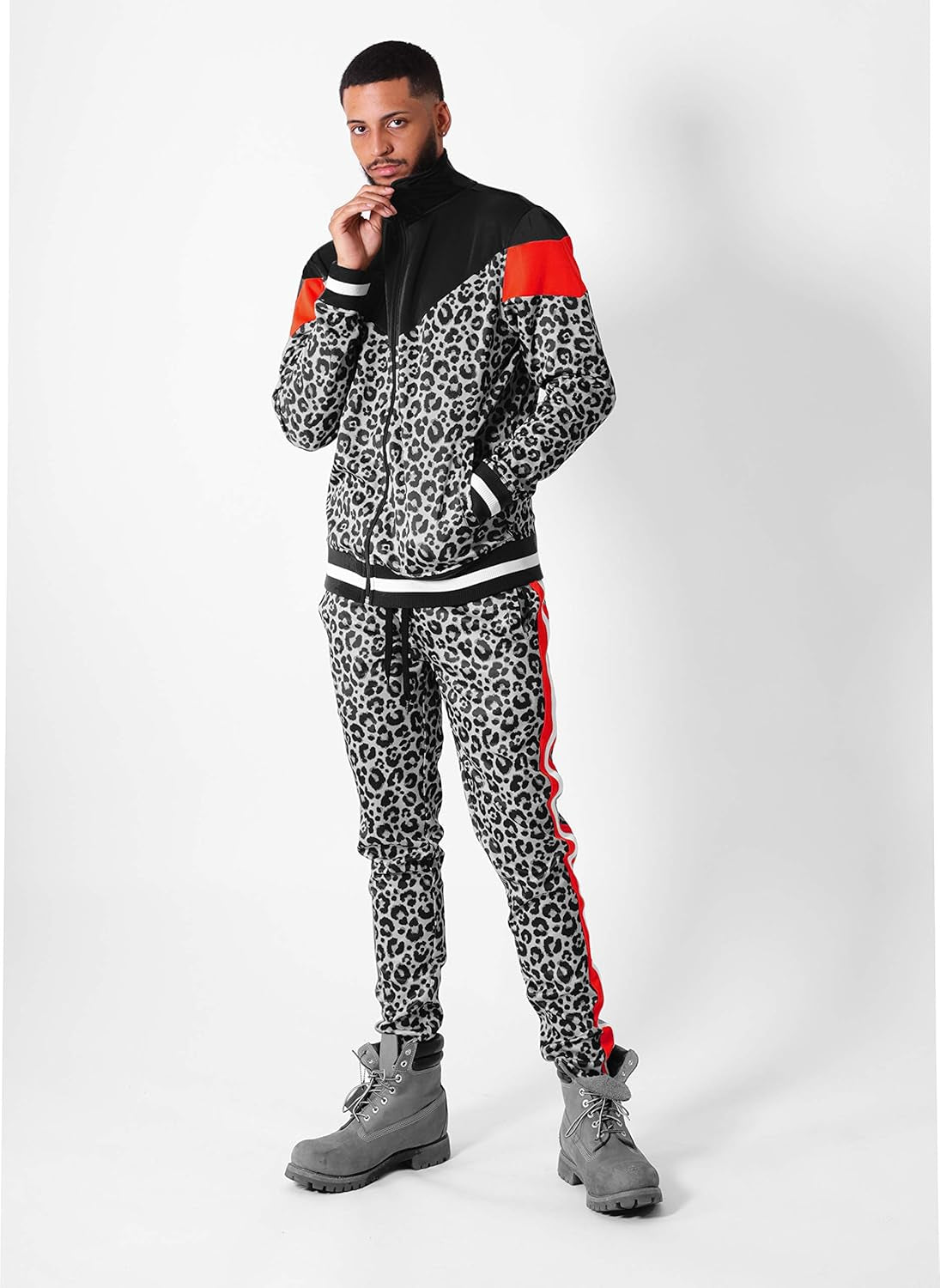 Mens Urban Hip Hop Premium Track Jacket - Slim Fit Side Taping Sportswear Urbanwear Streetwear Fashion Top