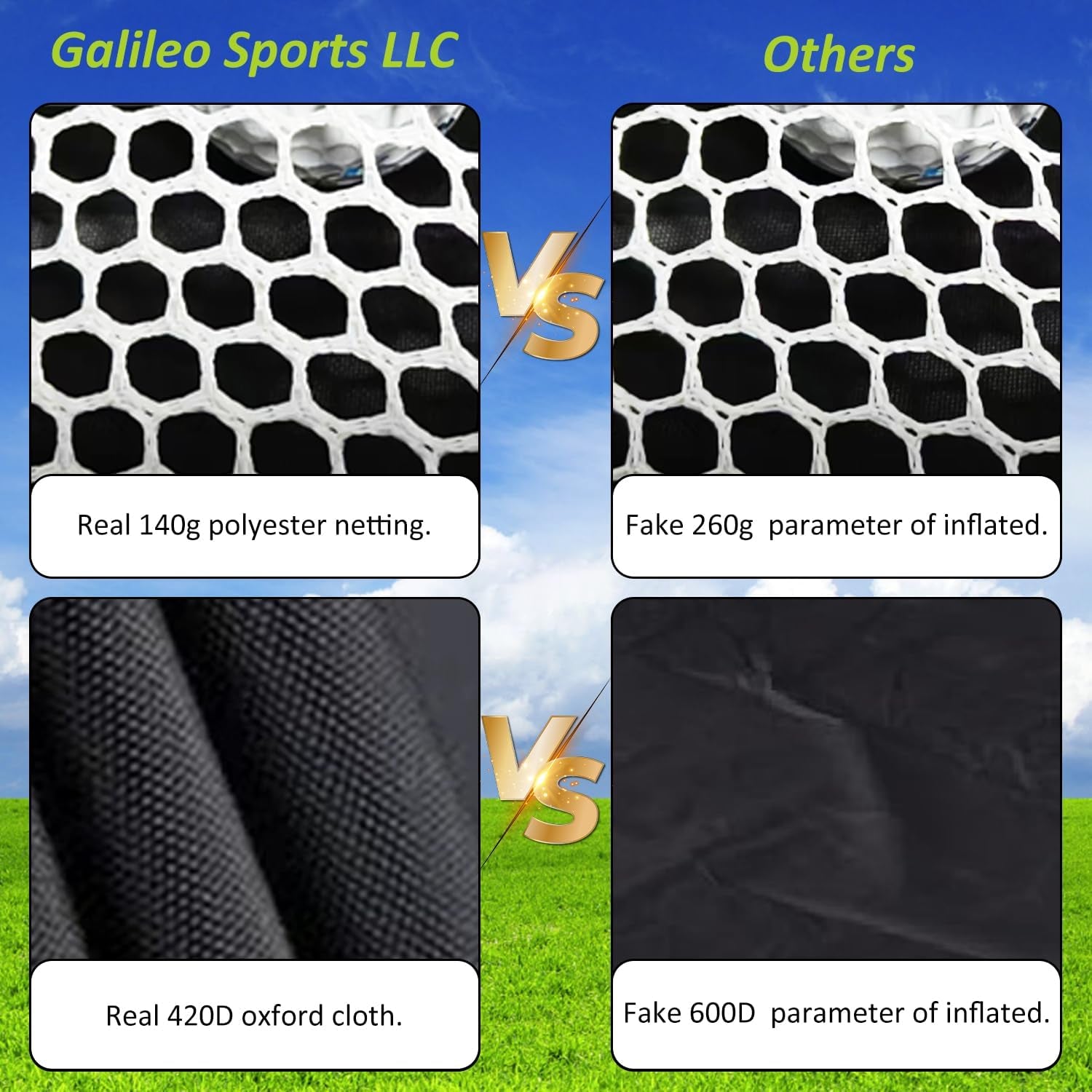 Golf Hitting Net - Including Real Balls/Turf Mat/Tees/Hat/Target/Bag: Gift for Mens Golf Lovers - Indoor Outdoor Garage Use